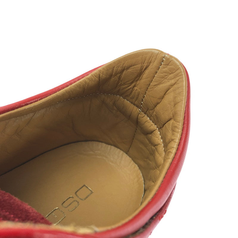 【中古品】【メンズ】 DSQUARED2 LOW CUT SNEAKER ローカット スニーカー シューズ 靴 163-260803-ki-16-tagh サイズ：41 カラー：レッド 万代Net店