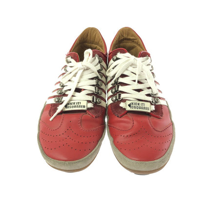 【中古品】【メンズ】 DSQUARED2 LOW CUT SNEAKER ローカット スニーカー シューズ 靴 163-260803-ki-16-tagh サイズ：41 カラー：レッド 万代Net店