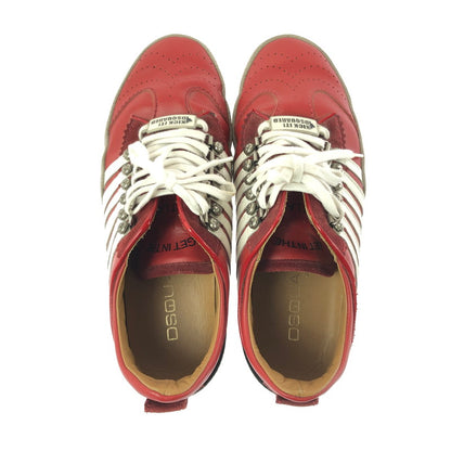 【中古品】【メンズ】 DSQUARED2 LOW CUT SNEAKER ローカット スニーカー シューズ 靴 163-260803-ki-16-tagh サイズ：41 カラー：レッド 万代Net店