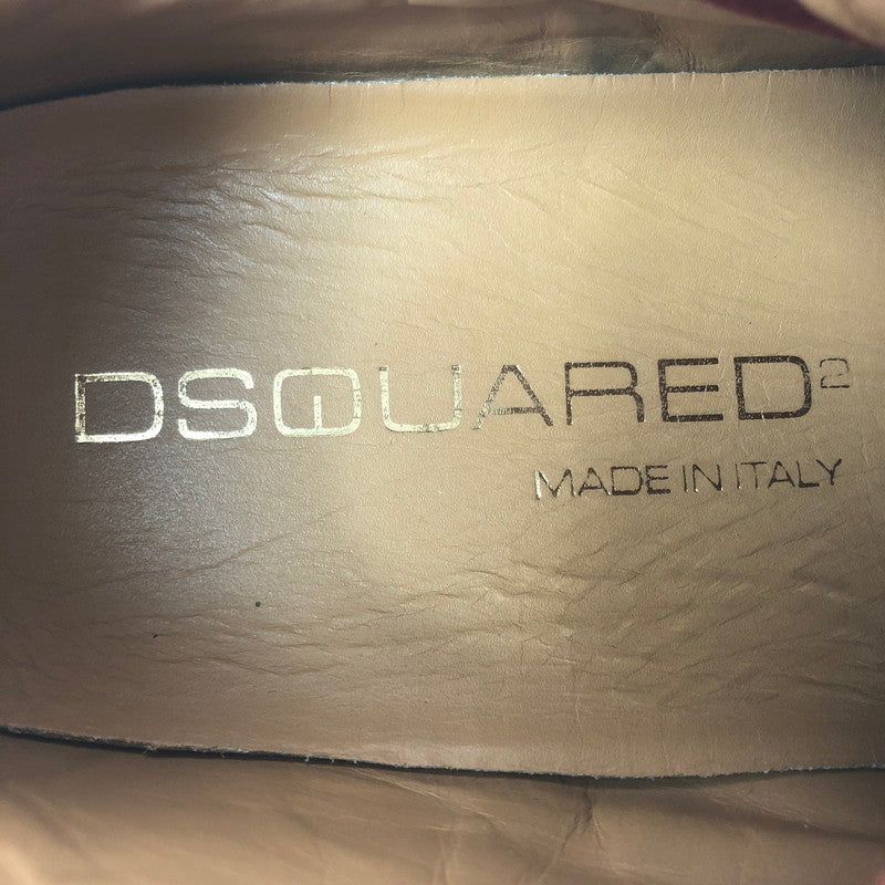 【中古品】【メンズ】 DSQUARED2 LOW CUT SNEAKER ローカット スニーカー シューズ 靴 163-260803-ki-16-tagh サイズ：41 カラー：レッド 万代Net店
