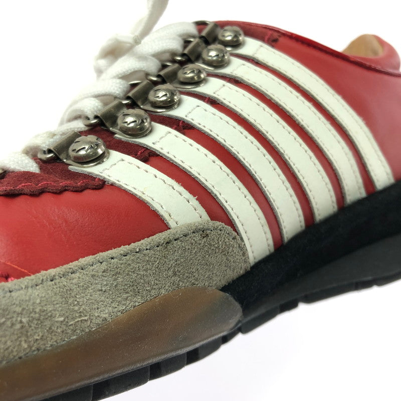 【中古品】【メンズ】 DSQUARED2 LOW CUT SNEAKER ローカット スニーカー シューズ 靴 163-260803-ki-16-tagh サイズ：41 カラー：レッド 万代Net店