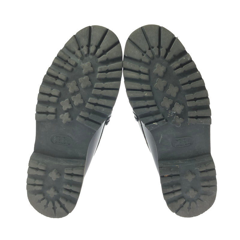 【中古品】【メンズ】 G.H.BASS&CO. WEEJUNS BLACK&LEOPARD RUG SOLE LOAFERS BA91509002 ウィージャンズ ブラックアンドレオパード ラグソールローファー 靴 164-260803-ki-19-tagh サイズ：US8.5 万代Net店