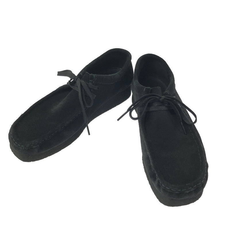 【中古品】【メンズ】 CLARKS WALLABEE BLACK SUEDE 26155519 ワラビー ブラックスエード モカシン 靴 164-260803-ki-17-tagh サイズ：26.5cm US9 カラー：ブラック 万代Net店
