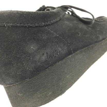 【中古品】【メンズ】 CLARKS WALLABEE BLACK SUEDE 26155519 ワラビー ブラックスエード モカシン 靴 164-260803-ki-17-tagh サイズ：26.5cm US9 カラー：ブラック 万代Net店