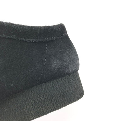 【中古品】【メンズ】 CLARKS WALLABEE BLACK SUEDE 26155519 ワラビー ブラックスエード モカシン 靴 164-260803-ki-17-tagh サイズ：26.5cm US9 カラー：ブラック 万代Net店