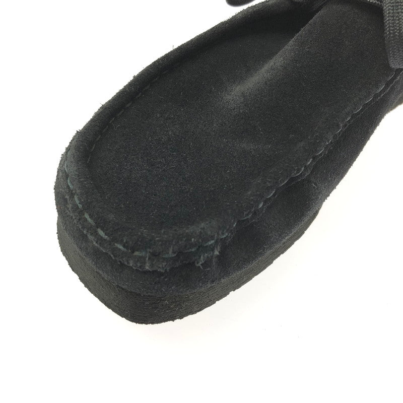 【中古品】【メンズ】 CLARKS WALLABEE BLACK SUEDE 26155519 ワラビー ブラックスエード モカシン 靴 164-260803-ki-17-tagh サイズ：26.5cm US9 カラー：ブラック 万代Net店