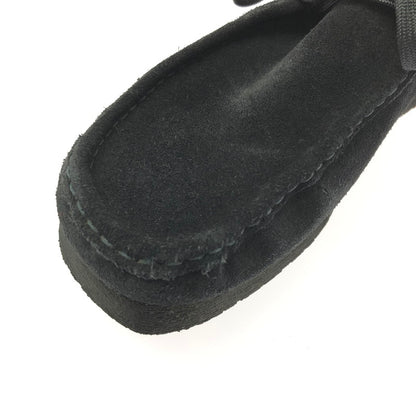 【中古品】【メンズ】 CLARKS WALLABEE BLACK SUEDE 26155519 ワラビー ブラックスエード モカシン 靴 164-260803-ki-17-tagh サイズ：26.5cm US9 カラー：ブラック 万代Net店