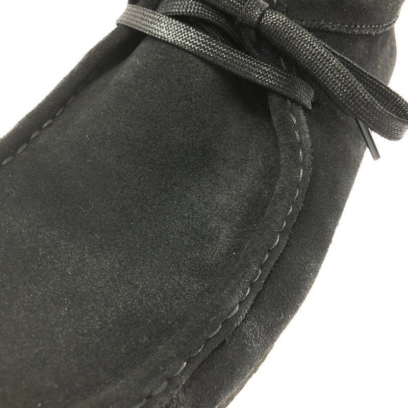 【中古品】【メンズ】 CLARKS WALLABEE BLACK SUEDE 26155519 ワラビー ブラックスエード モカシン 靴 164-260803-ki-17-tagh サイズ：26.5cm US9 カラー：ブラック 万代Net店