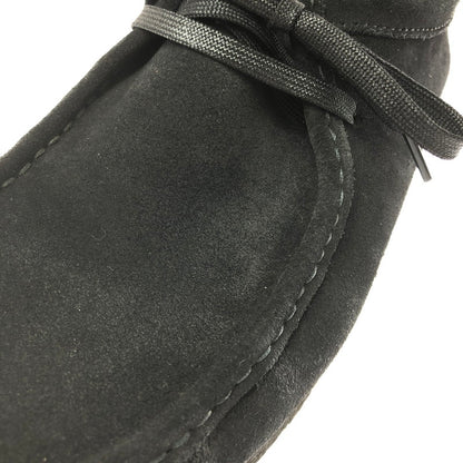 【中古品】【メンズ】 CLARKS WALLABEE BLACK SUEDE 26155519 ワラビー ブラックスエード モカシン 靴 164-260803-ki-17-tagh サイズ：26.5cm US9 カラー：ブラック 万代Net店