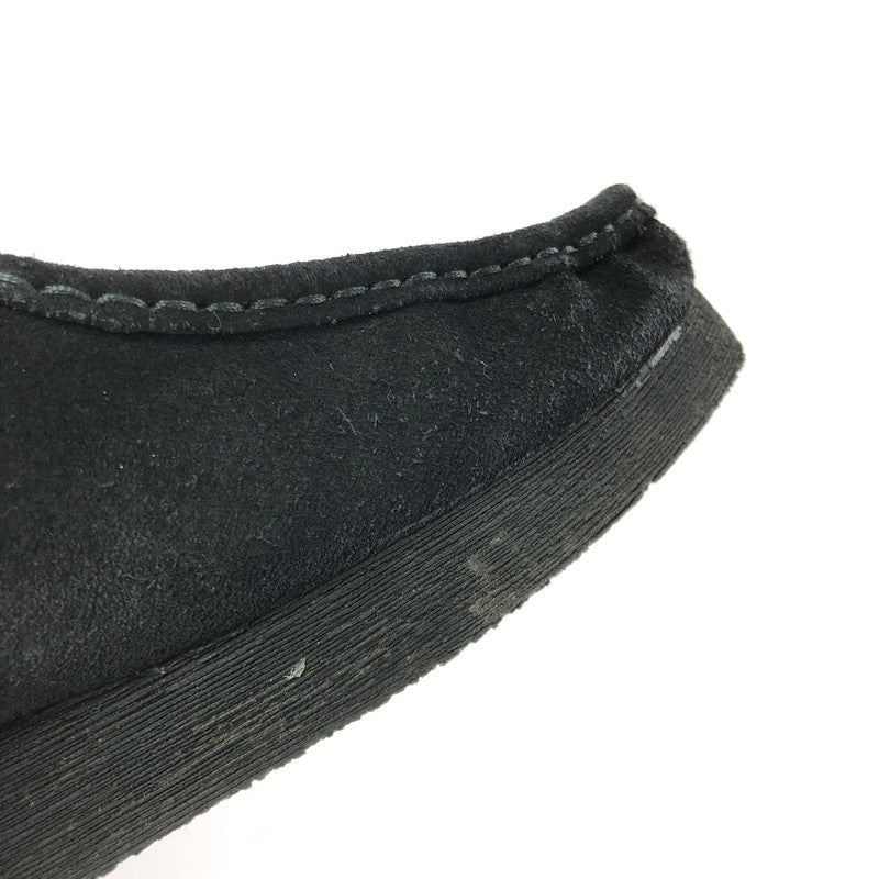 【中古品】【メンズ】 CLARKS WALLABEE BLACK SUEDE 26155519 ワラビー ブラックスエード モカシン 靴 164-260803-ki-17-tagh サイズ：26.5cm US9 カラー：ブラック 万代Net店