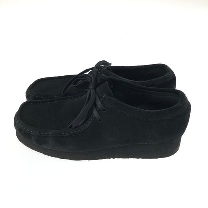 【中古品】【メンズ】 CLARKS WALLABEE BLACK SUEDE 26155519 ワラビー ブラックスエード モカシン 靴 164-260803-ki-17-tagh サイズ：26.5cm US9 カラー：ブラック 万代Net店