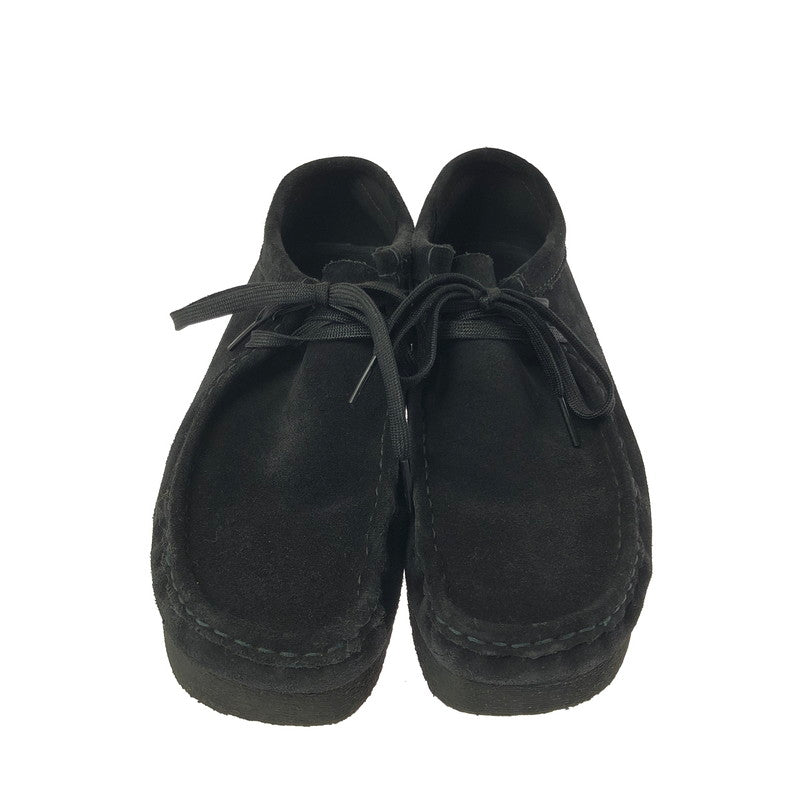 【中古品】【メンズ】 CLARKS WALLABEE BLACK SUEDE 26155519 ワラビー ブラックスエード モカシン 靴 164-260803-ki-17-tagh サイズ：26.5cm US9 カラー：ブラック 万代Net店