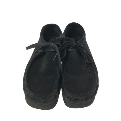 【中古品】【メンズ】 CLARKS WALLABEE BLACK SUEDE 26155519 ワラビー ブラックスエード モカシン 靴 164-260803-ki-17-tagh サイズ：26.5cm US9 カラー：ブラック 万代Net店
