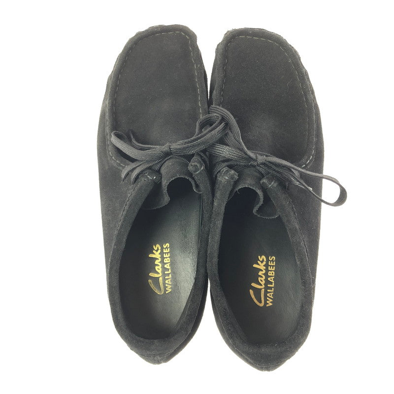 【中古品】【メンズ】 CLARKS WALLABEE BLACK SUEDE 26155519 ワラビー ブラックスエード モカシン 靴 164-260803-ki-17-tagh サイズ：26.5cm US9 カラー：ブラック 万代Net店