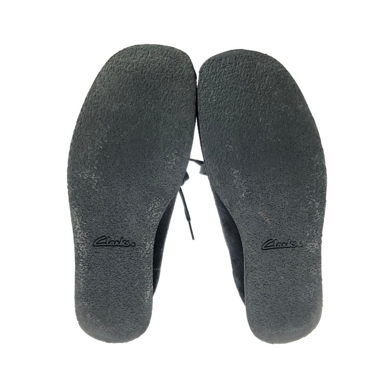 【中古品】【メンズ】 CLARKS WALLABEE BLACK SUEDE 26155519 ワラビー ブラックスエード モカシン 靴 164-260803-ki-17-tagh サイズ：26.5cm US9 カラー：ブラック 万代Net店