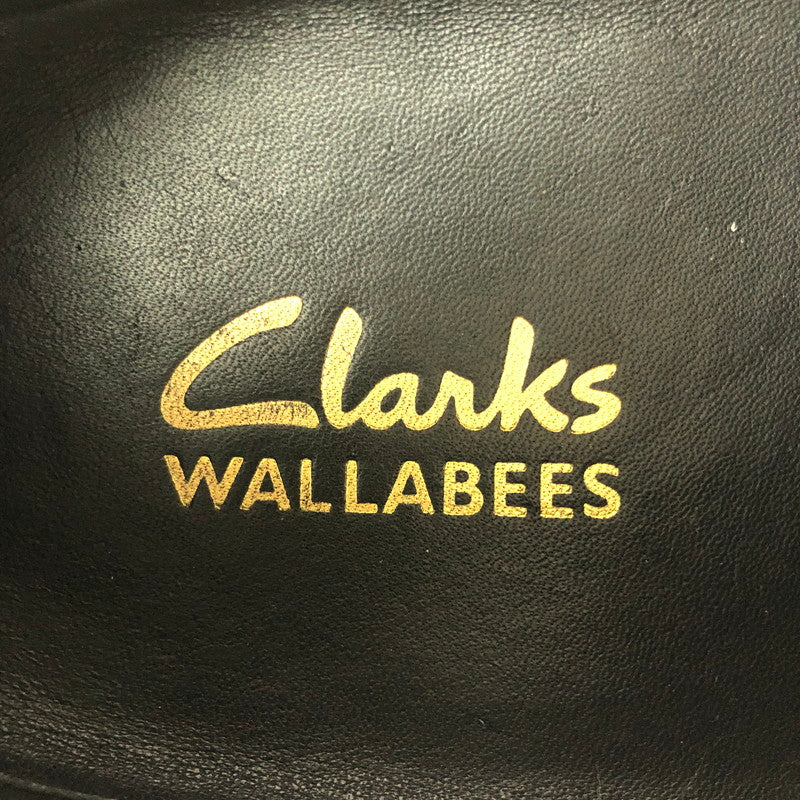 【中古品】【メンズ】 CLARKS WALLABEE BLACK SUEDE 26155519 ワラビー ブラックスエード モカシン 靴 164-260803-ki-17-tagh サイズ：26.5cm US9 カラー：ブラック 万代Net店