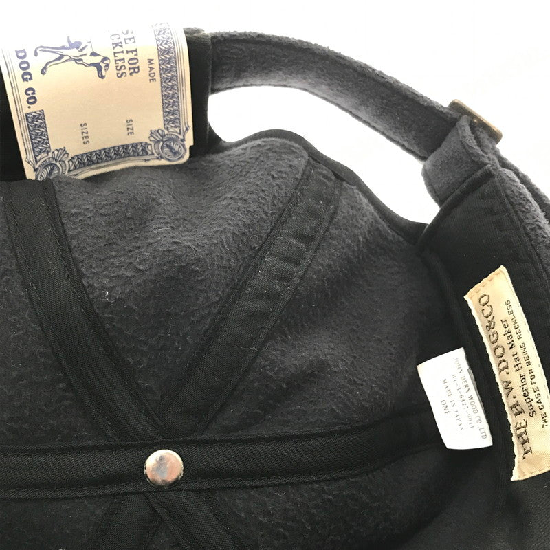 【中古品】【メンズ】 THE H.W.DOG&CO. ザ エイチ ダブリュー ドッグアンドコー D-00823 INDIANA WCAP インディアナ ワイドキャップ 帽子 185-260803-ty-08-tagh サイズ：ONE カラー：ブラック 万代Net店
