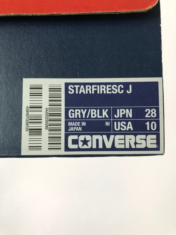 【中古品】【メンズ】 CONVERSE コンバース STARFIRESC J GRAY BLACK 34202230 スターファイヤー SC スニーカー 靴 162-260730-rt-10-tagh サイズ：28cm US10 カラー：BLACK 万代Net店