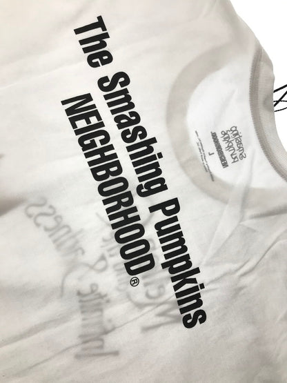 【中古美品】【メンズ】 NEIGHBORHOOD×THE SMASHING PUMPKINS ネイバーフッド×ザ スマッシング パンプキンズ 261PCNH-ST03S S/S PRINT TEE 半袖 プリント Tシャツ 142-260803-ty-09-tagh サイズ：L カラー：ホワイト 万代Net店