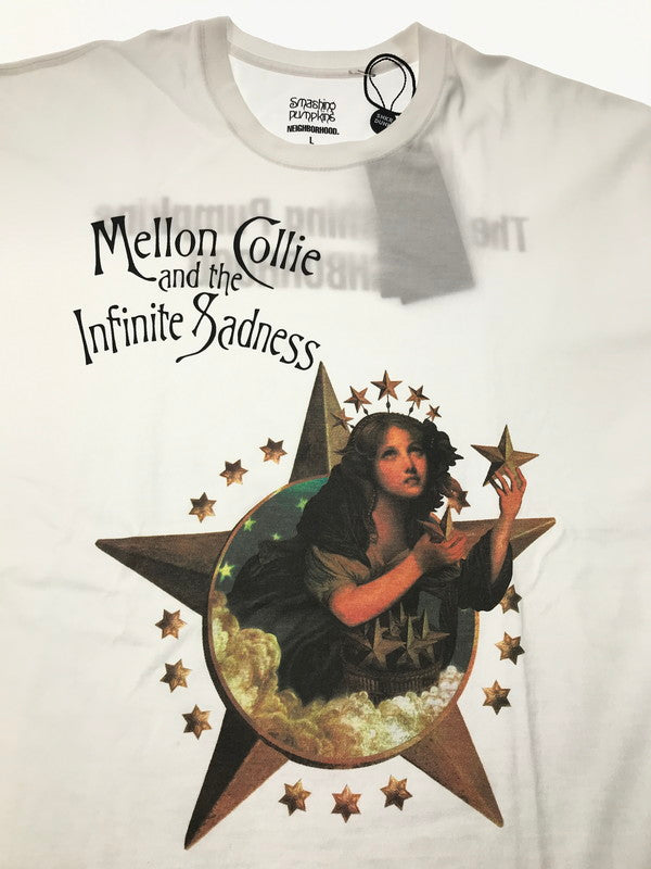 【中古美品】【メンズ】 NEIGHBORHOOD×THE SMASHING PUMPKINS ネイバーフッド×ザ スマッシング パンプキンズ 261PCNH-ST03S S/S PRINT TEE 半袖 プリント Tシャツ 142-260803-ty-09-tagh サイズ：L カラー：ホワイト 万代Net店