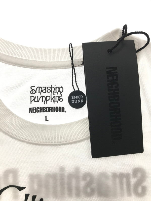 【中古美品】【メンズ】 NEIGHBORHOOD×THE SMASHING PUMPKINS ネイバーフッド×ザ スマッシング パンプキンズ 261PCNH-ST03S S/S PRINT TEE 半袖 プリント Tシャツ 142-260803-ty-09-tagh サイズ：L カラー：ホワイト 万代Net店
