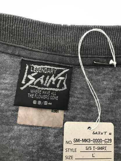 【中古品】【メンズ】 SAINT MXXXXXX セント マイケル × BOUNTY HUNTER バウンティ ハンター 26SS SAINTY HUNTER BH SS TEE SM-MK8-0000-C29 142-260801-rt-10-tagh サイズ：L カラー：ブラック 万代Net店