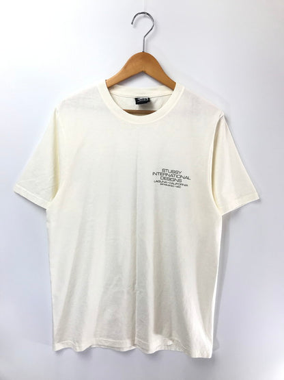【中古品】【メンズ】 STUSSY ステューシー INTERNATIONAL DESIGN TEE NATURAL インターナショナル デザイン Tシャツ トップス 142-260801-rt-11-tagh サイズ：S カラー：ナチュラル 万代Net店