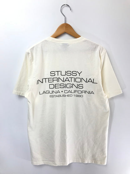 【中古品】【メンズ】 STUSSY ステューシー INTERNATIONAL DESIGN TEE NATURAL インターナショナル デザイン Tシャツ トップス 142-260801-rt-11-tagh サイズ：S カラー：ナチュラル 万代Net店
