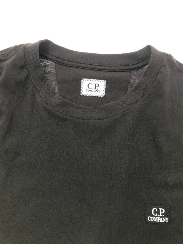 【中古品】【メンズ】 C.P.COMPANY シーピー カンパニー LOGO T-SHIRT BLACK RCCMTS726A-0051-00W ロゴ Tシャツ トップス 141-260801-rt-12-tagh サイズ：S カラー：ブラック 万代Net店