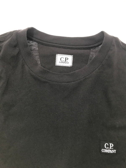 【中古品】【メンズ】 C.P.COMPANY シーピー カンパニー LOGO T-SHIRT BLACK RCCMTS726A-0051-00W ロゴ Tシャツ トップス 141-260801-rt-12-tagh サイズ：S カラー：ブラック 万代Net店