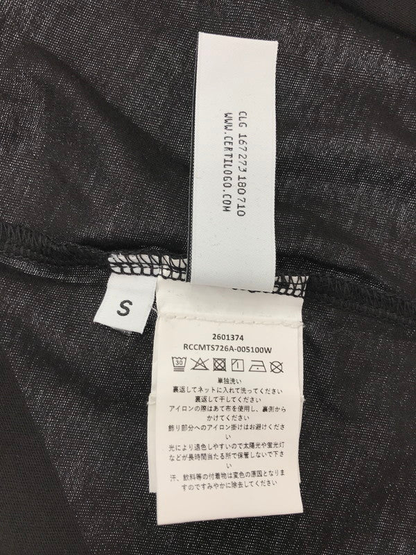 【中古品】【メンズ】 C.P.COMPANY シーピー カンパニー LOGO T-SHIRT BLACK RCCMTS726A-0051-00W ロゴ Tシャツ トップス 141-260801-rt-12-tagh サイズ：S カラー：ブラック 万代Net店