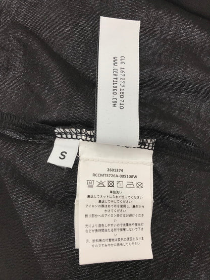 【中古品】【メンズ】 C.P.COMPANY シーピー カンパニー LOGO T-SHIRT BLACK RCCMTS726A-0051-00W ロゴ Tシャツ トップス 141-260801-rt-12-tagh サイズ：S カラー：ブラック 万代Net店
