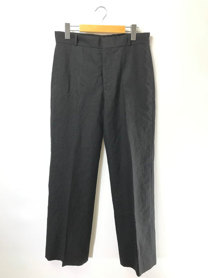 【中古品】【メンズ】 UNITED ARROWS ユナイテッド アローズ WOOL&LINEN TROPICAL TUMBLR WIDE STRAIGHT PANTS 1114-1-770020 ワイド ストレート パンツ 158-260801-rt-22-tagh サイズ：M カラー：ブラック 万代Net店