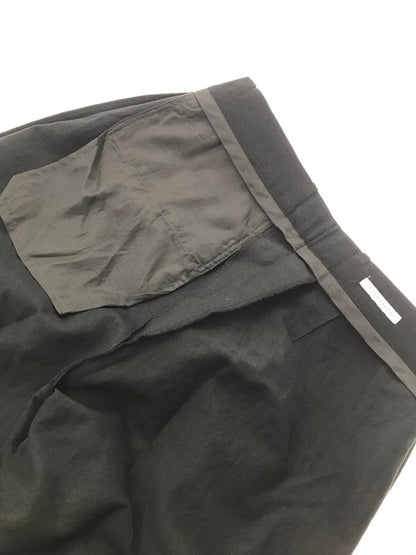 【中古品】【メンズ】 UNITED ARROWS ユナイテッド アローズ WOOL&LINEN TROPICAL TUMBLR WIDE STRAIGHT PANTS 1114-1-770020 ワイド ストレート パンツ 158-260801-rt-22-tagh サイズ：M カラー：ブラック 万代Net店