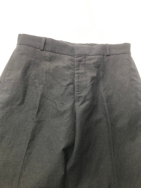 【中古品】【メンズ】 UNITED ARROWS ユナイテッド アローズ WOOL&LINEN TROPICAL TUMBLR WIDE STRAIGHT PANTS 1114-1-770020 ワイド ストレート パンツ 158-260801-rt-22-tagh サイズ：M カラー：ブラック 万代Net店
