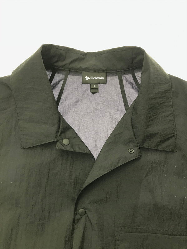 【中古品】【メンズ】 GOLDWIN ゴールドウイン SHEER NYLON WIND SHIRT GL56140 シアーナイロン ウィンドシャツ 長袖シャツ トップス 144-260803-ki-03-tagh サイズ：3 カラー：ブラック 万代Net店