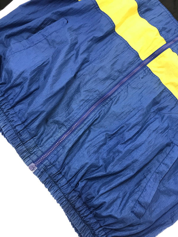 【現状渡し品】【メンズ】 NIKE 90S 白タグ 3-TONE NYLON JACKET 90年代 スリートーン ナイロン ジャケット アウター 146-260803-ki-10-tagh サイズ：L カラー：ブルー/イエロー/ブラック 万代Net店