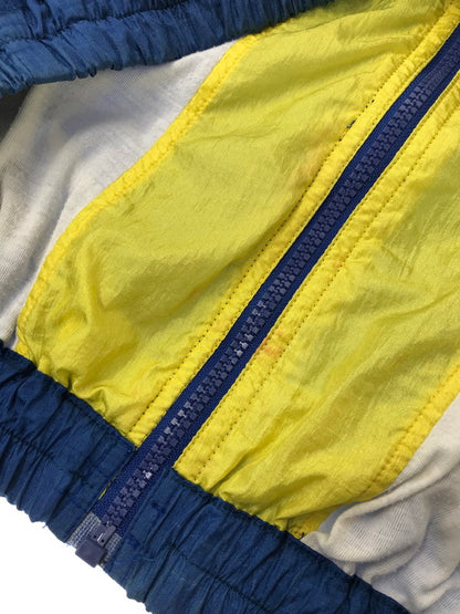 【現状渡し品】【メンズ】 NIKE 90S 白タグ 3-TONE NYLON JACKET 90年代 スリートーン ナイロン ジャケット アウター 146-260803-ki-10-tagh サイズ：L カラー：ブルー/イエロー/ブラック 万代Net店