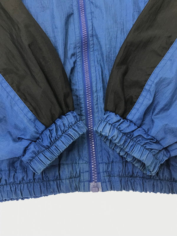 【現状渡し品】【メンズ】 NIKE 90S 白タグ 3-TONE NYLON JACKET 90年代 スリートーン ナイロン ジャケット アウター 146-260803-ki-10-tagh サイズ：L カラー：ブルー/イエロー/ブラック 万代Net店