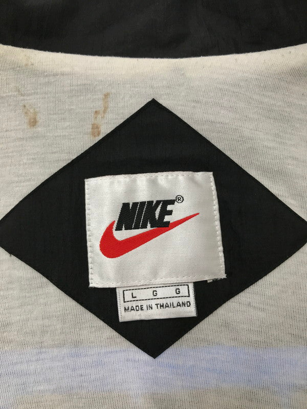 【現状渡し品】【メンズ】 NIKE 90S 白タグ 3-TONE NYLON JACKET 90年代 スリートーン ナイロン ジャケット アウター 146-260803-ki-10-tagh サイズ：L カラー：ブルー/イエロー/ブラック 万代Net店