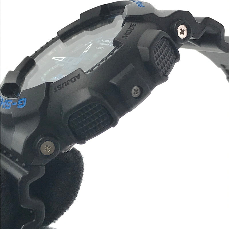 【中古品】【メンズ】 G-SHOCK ジーショック GA100CB-1AJF GA-100SERIES ANALOG-DIGITAL WATCH アナログデジタル クォーツ 腕時計 GA100CB-1AJF 196-260806-su-03-tagh カラー：ブラック 万代Net店
