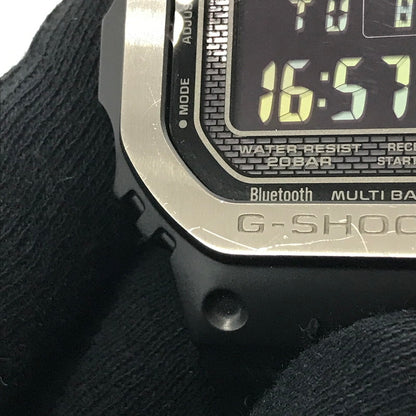【中古品】【メンズ】 G-SHOCK ジーショック FULL METAL SOLAR WRIST WATCH GMW-B5000MB-1JF フルメタルソーラー 腕時計 時計 196-260806-su-02-tagh カラー：ブラック 万代Net店