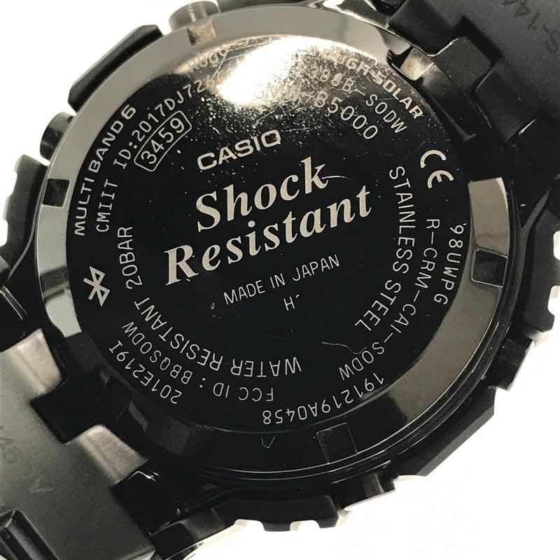 【中古品】【メンズ】 G-SHOCK ジーショック FULL METAL SOLAR WRIST WATCH GMW-B5000MB-1JF フルメタルソーラー 腕時計 時計 196-260806-su-02-tagh カラー：ブラック 万代Net店