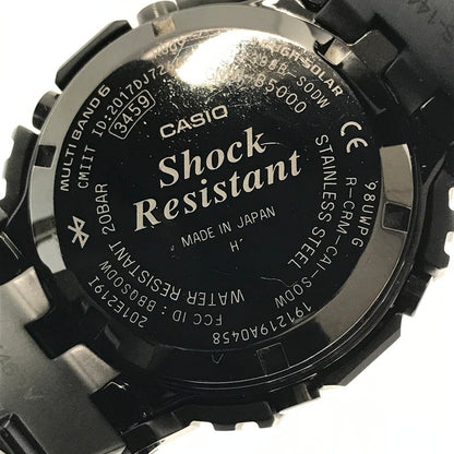 【中古品】【メンズ】 G-SHOCK ジーショック FULL METAL SOLAR WRIST WATCH GMW-B5000MB-1JF フルメタルソーラー 腕時計 時計 196-260806-su-02-tagh カラー：ブラック 万代Net店