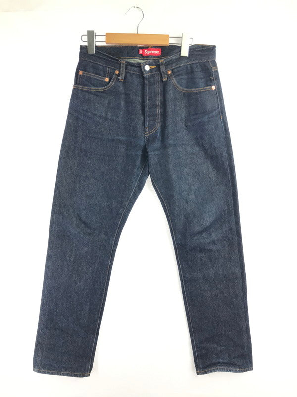 【中古品】【メンズ】 SUPREME シュプリーム RIGID SLIM JEAN リジッド スリムジーンズ デニムパンツ 日本製 ボトムス 149-260809-hi-05-tagh サイズ：30 カラー：インディゴ 万代Net店