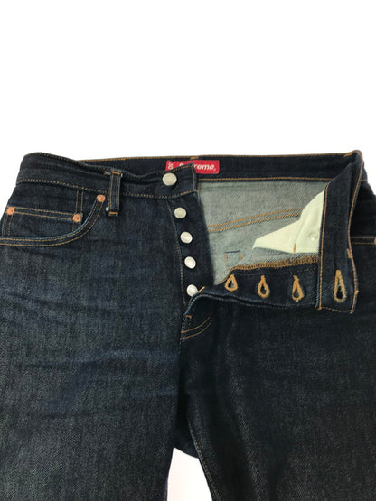 【中古品】【メンズ】 SUPREME シュプリーム RIGID SLIM JEAN リジッド スリムジーンズ デニムパンツ 日本製 ボトムス 149-260809-hi-05-tagh サイズ：30 カラー：インディゴ 万代Net店