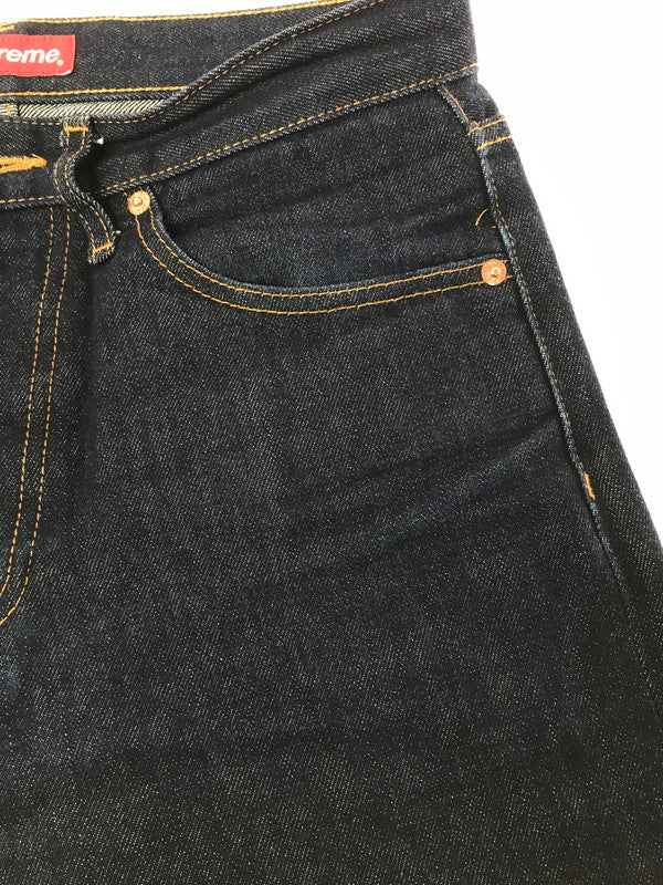 【中古品】【メンズ】 SUPREME シュプリーム RIGID SLIM JEAN リジッド スリムジーンズ デニムパンツ 日本製 ボトムス 149-260809-hi-05-tagh サイズ：30 カラー：インディゴ 万代Net店