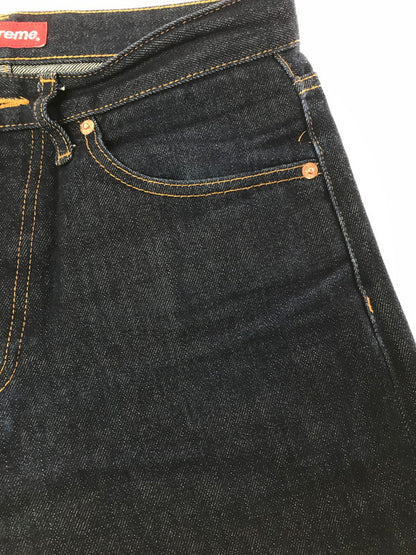 【中古品】【メンズ】 SUPREME シュプリーム RIGID SLIM JEAN リジッド スリムジーンズ デニムパンツ 日本製 ボトムス 149-260809-hi-05-tagh サイズ：30 カラー：インディゴ 万代Net店
