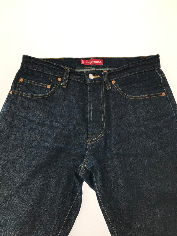 【中古品】【メンズ】 SUPREME シュプリーム RIGID SLIM JEAN リジッド スリムジーンズ デニムパンツ 日本製 ボトムス 149-260809-hi-05-tagh サイズ：30 カラー：インディゴ 万代Net店