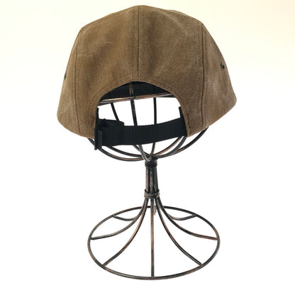 【中古品】【メンズ】 SUPREME シュプリーム 15SS STONE WASHED CANVAS CAMP CAP ストーンウォッシュド キャンバスキャップ 帽子 185-260809-hi-10-tagh サイズ：F カラー：ブラウン 万代Net店